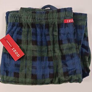 NWT Izod plush, thick Fleece pajama bottom mens large
